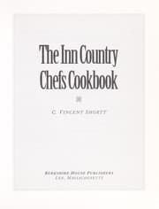 Tapa de The Inn country chefs cookbook