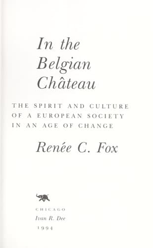 Tapa de In the Belgian château