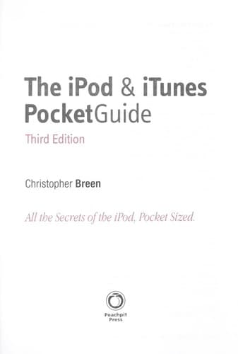 Tapa de The iPod & iTunes pocket guide