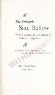 Tapa de The portable Saul Bellow