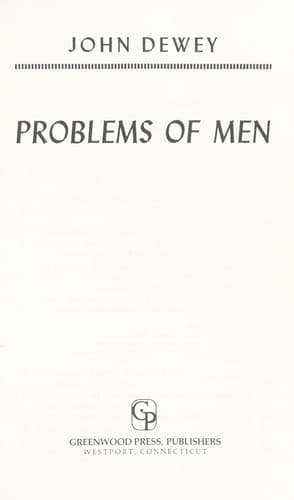 Tapa de Problems of men