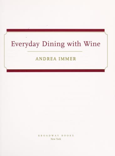 Tapa de Everyday dining with wine