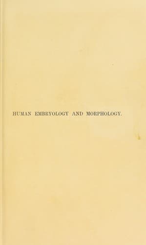Tapa de Human embryology and morphology