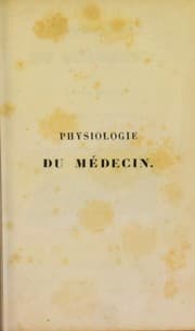 Tapa de Physiologie du médecin