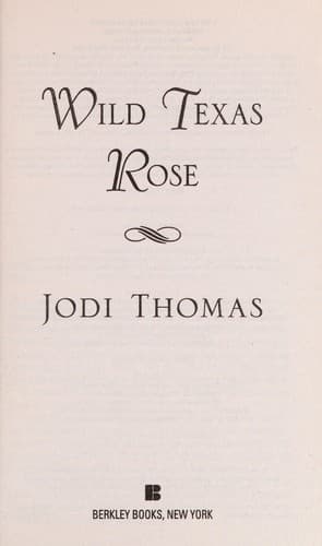 Tapa de Wild Texas Rose