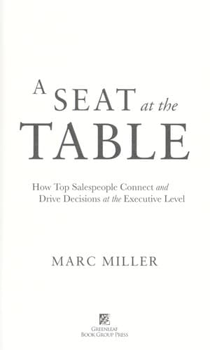 Tapa de A seat at the table