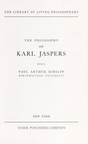 Tapa de The Philosophy of Karl Jaspers