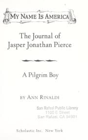Tapa de The Journal of Jasper Jonathan Pierce