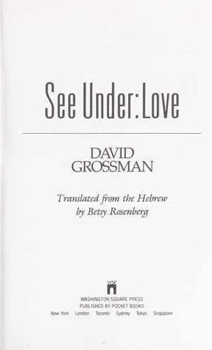 Tapa de See under--love