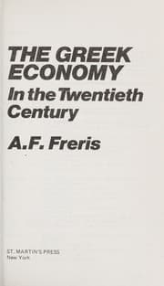 Tapa de The Greek economy in the twentieth century