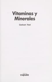 Tapa de Vitamins and Minerals