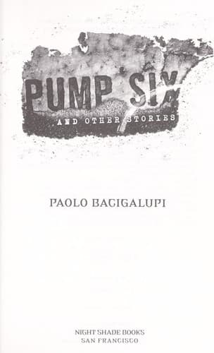 Tapa de Pump six and other stories