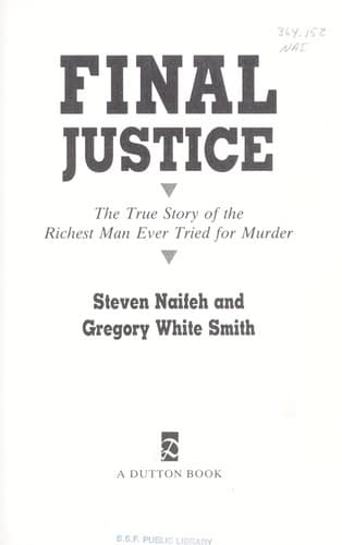 Tapa de Final justice