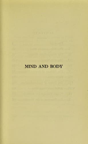 Tapa de Mind and body