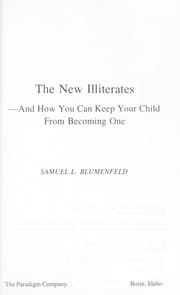 Tapa de New Illiterates and How You Can Keep Your Child from Becoming One