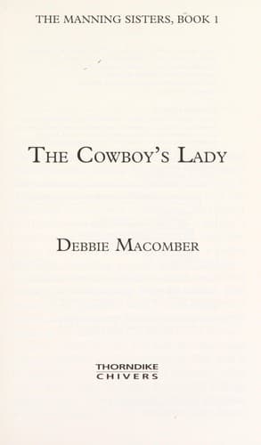 Tapa de The cowboy's lady