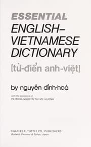 Tapa de Essential English-Vietnamese dictionary =