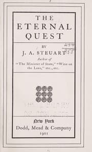 Tapa de The eternal quest