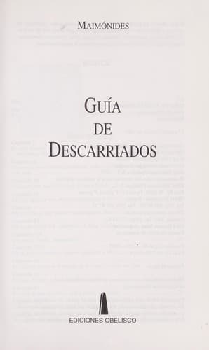 Tapa de Guia de Los Descarriados