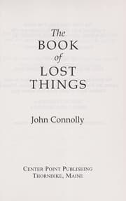 Tapa de The Book of Lost Things