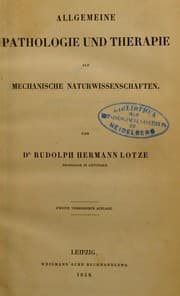 Tapa de Allgemeine Pathologie und Therapie als mechanische Naturwissenschaften