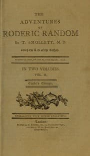 Tapa de The adventures of Roderic [sic] Random