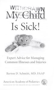 Tapa de My child is sick!