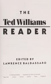 Tapa de The Ted Williams reader