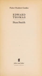 Tapa de Edward Thomas