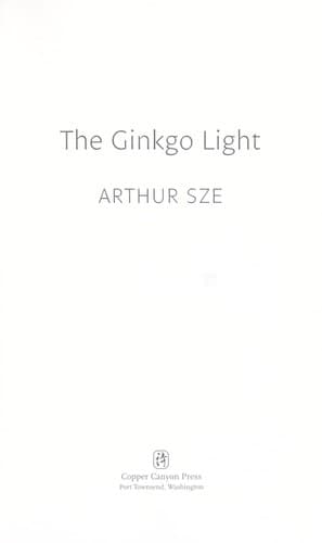 Tapa de The ginkgo light