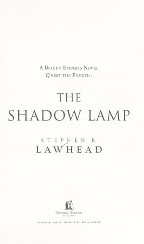 Tapa de The Shadow Lamp (Bright Empires #4)