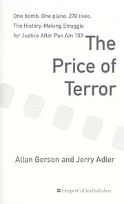 Tapa de The price of terror