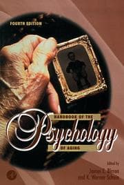 Tapa de Handbook of the psychology of aging