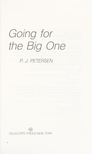 Tapa de Going for the big one