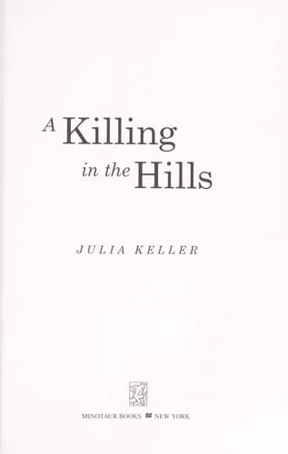 Tapa de A killing in the hills