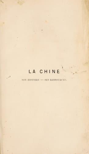 Tapa de La Chine