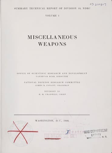 Tapa de Miscellaneous weapons