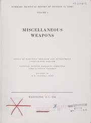 Tapa de Miscellaneous weapons