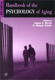 Tapa de Handbook of the psychology of aging