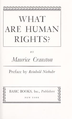 Tapa de What are human rights?