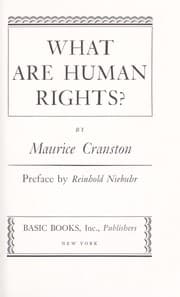 Tapa de What are human rights?