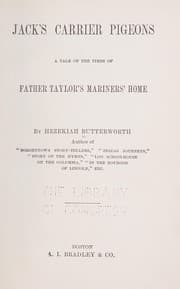 Tapa de Jack's carrier pigeons