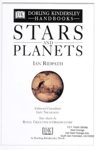 Tapa de Stars and planets