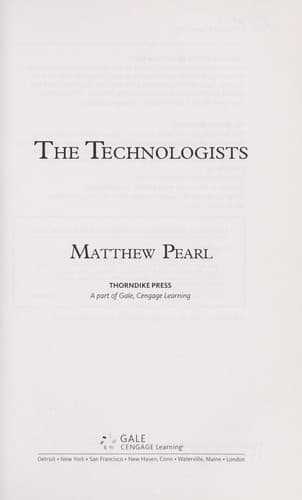 Tapa de The technologists