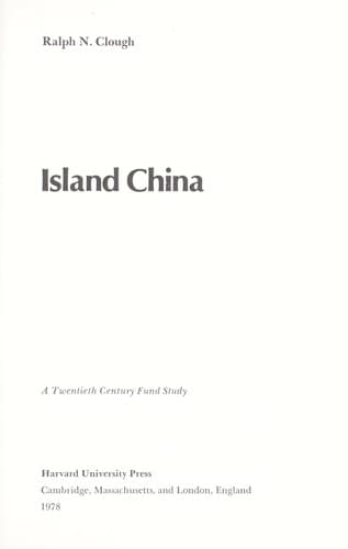 Tapa de Island China