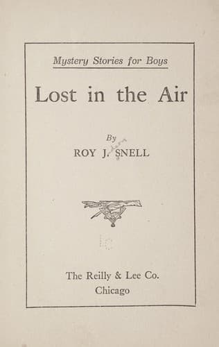 Tapa de Lost in the air