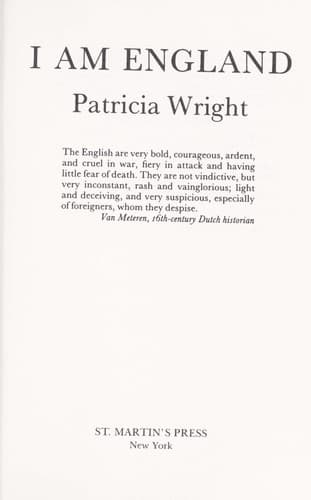 Tapa de I am England