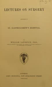 Tapa de Lectures on surgery