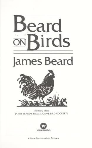 Tapa de Beard on birds