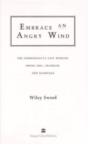 Tapa de Embrace an angry wind